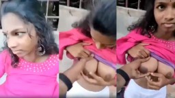 Mallu Slut Boob Press Outdoors For Money Viral MMS